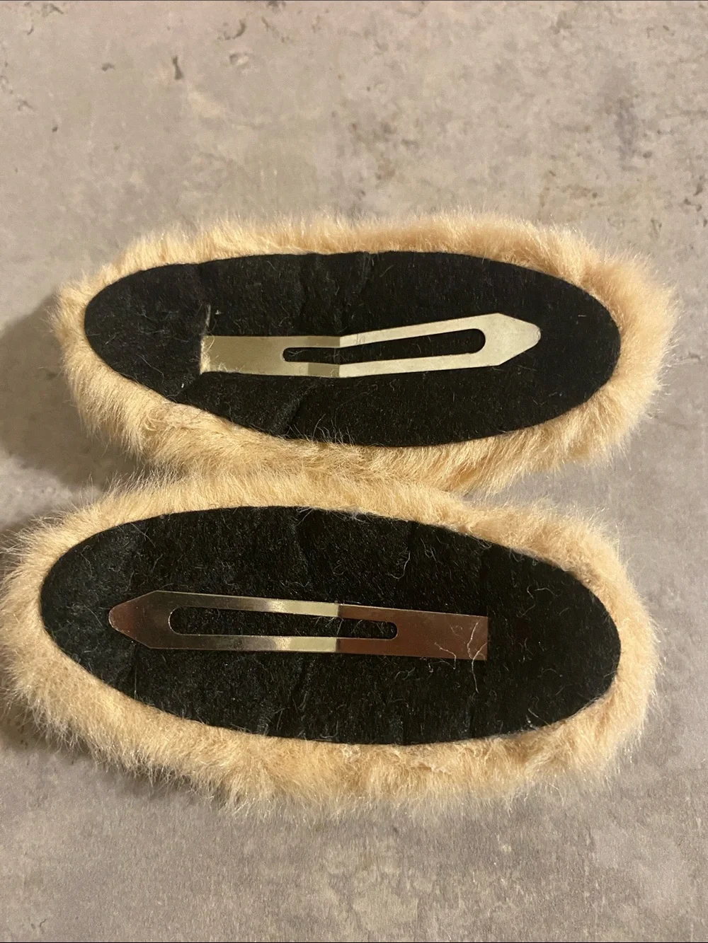 Fuzzy Jumbo Hair Clips